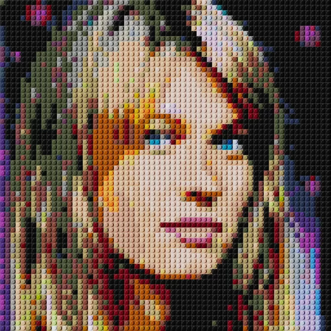 Custom Pixel Art Photo Mosaic