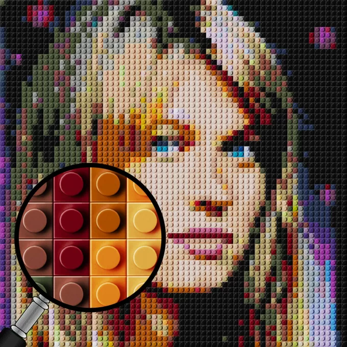Custom Pixel Art Photo Mosaic