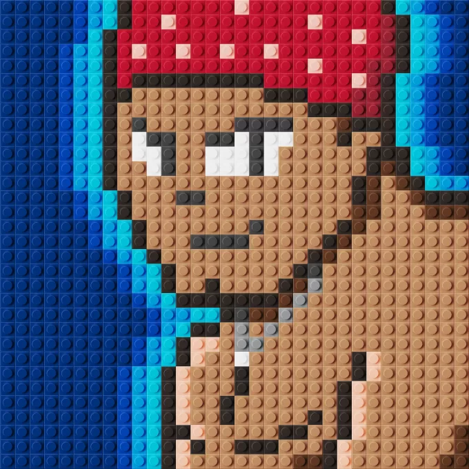 Ricardo Halloween Minecraft Meme lego pixel art