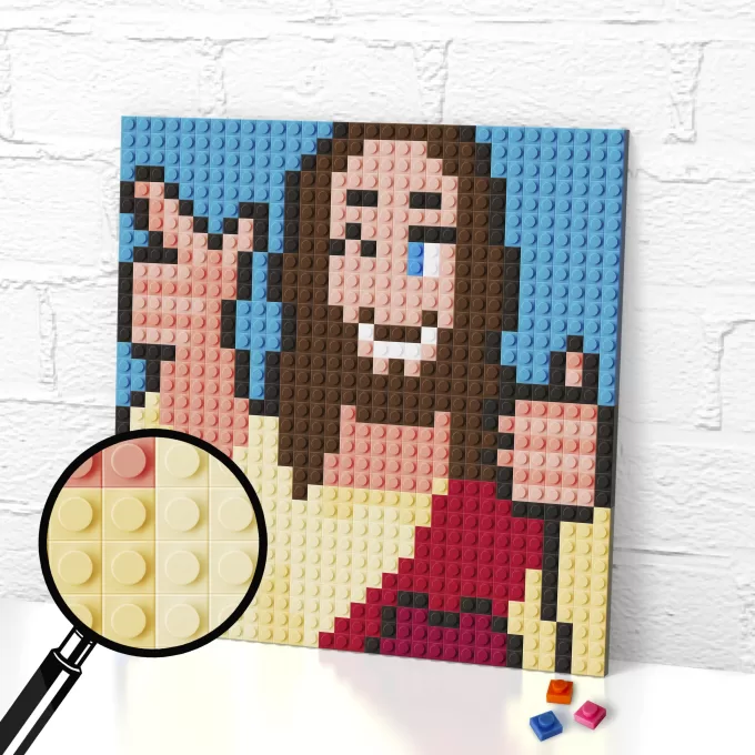 Jesus Is my Homeboy Meme lego pixel art render