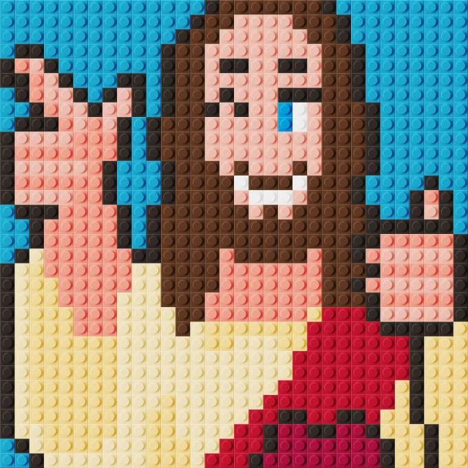 Jesus Is my Homeboy Meme lego pixel art