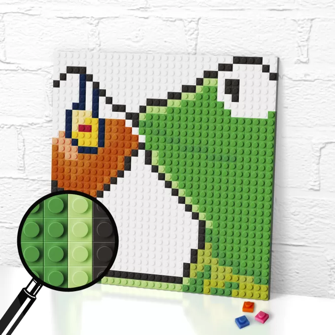 Holiday Pay Meme lego pixel art render