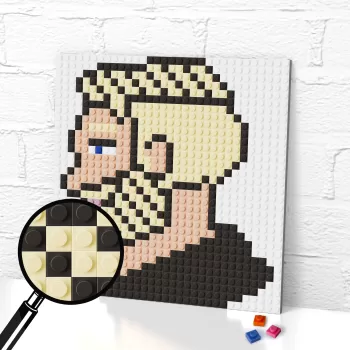 I would never be a Simp Meme lego pixel art render