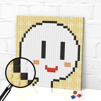 I Love you Mom Meme lego pixel art render