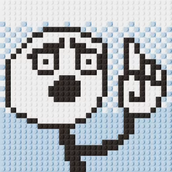 Weather Stone Meme lego pixel art