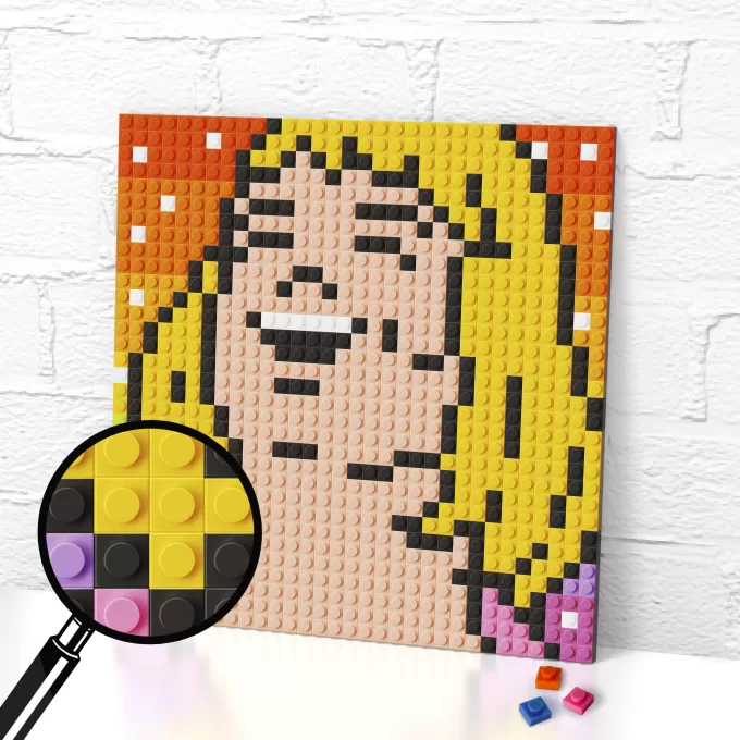 He-Man Sings Meme lego pixel art render