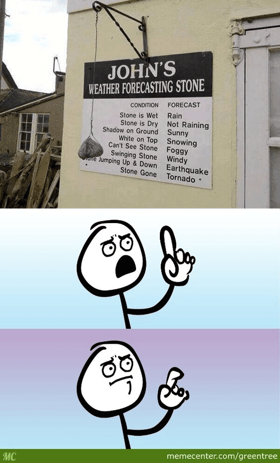 Weather Stone Meme