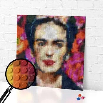 frida kahlo, frida kahlo self portrait, frida kahlo portrait, frida kahlo mosaic
