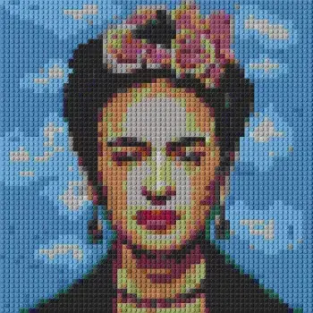 frida kahlo, frida kahlo self portrait, frida kahlo portrait, frida kahlo mosaic
